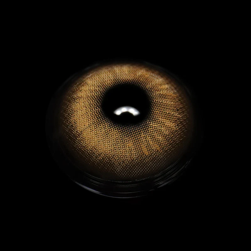 Aine NutCracker Brown Prescription Colored Contact Lenses - Image 3