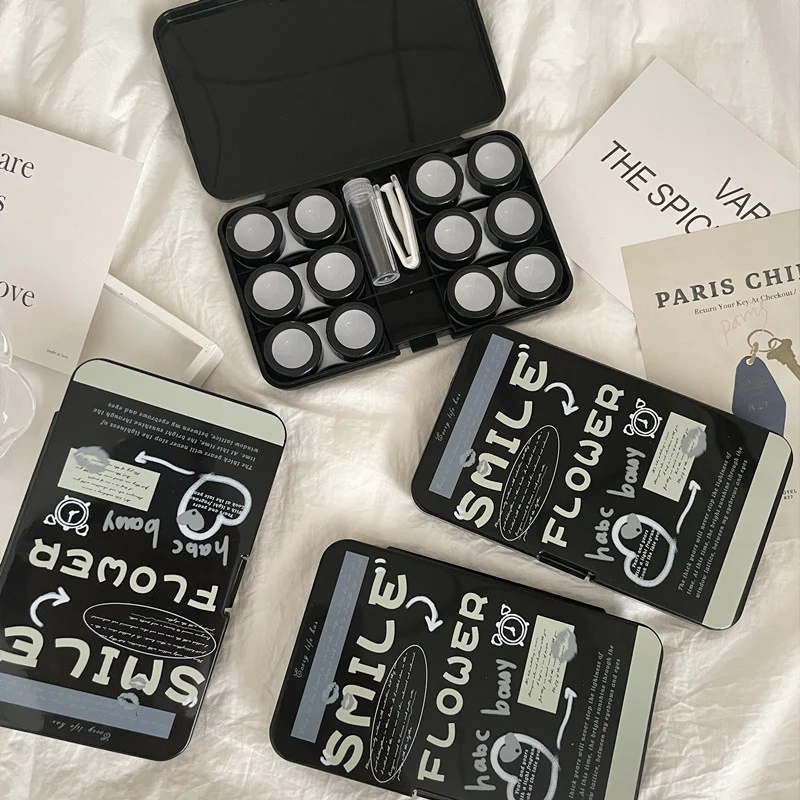American Creative Text Colored Contact Lens Case - Image 8