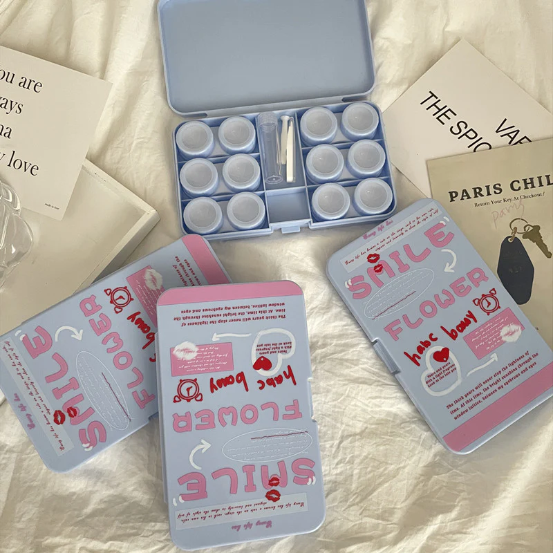 American Creative Text Colored Contact Lens Case - Image 9