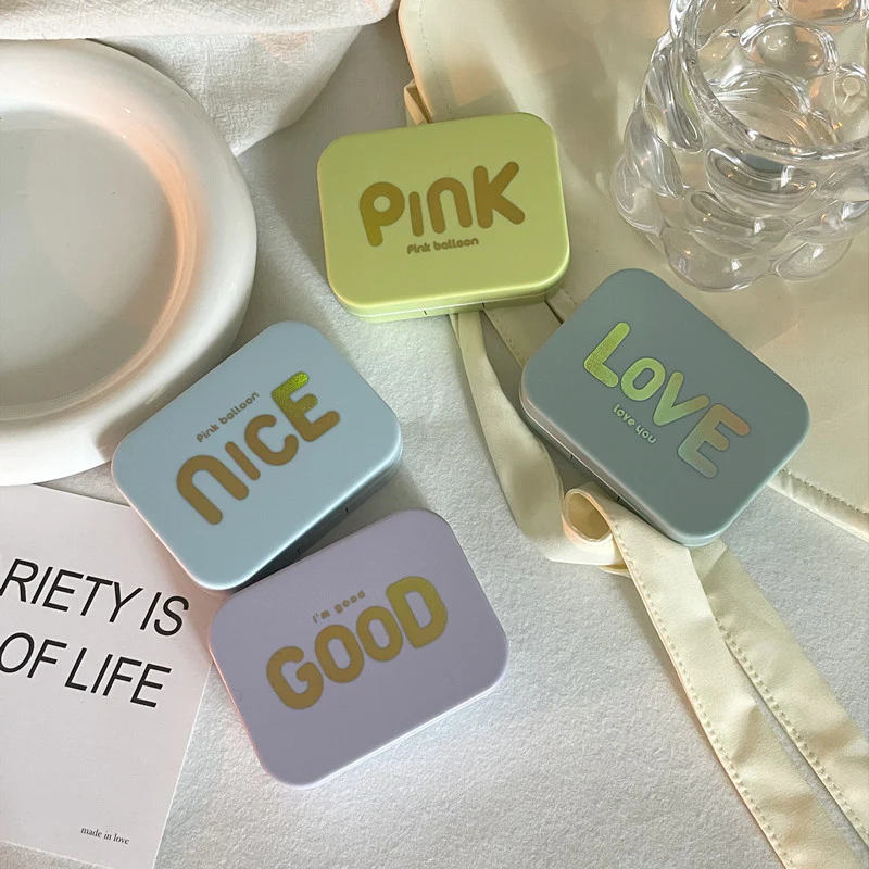 Bronzing Design Colored Contact Lens Case - Image 2