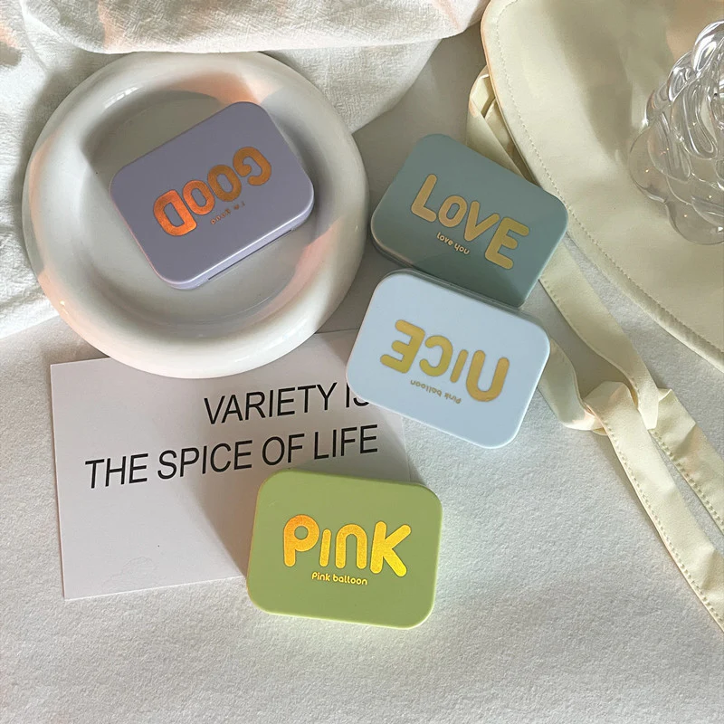 Bronzing Design Colored Contact Lens Case - Image 4