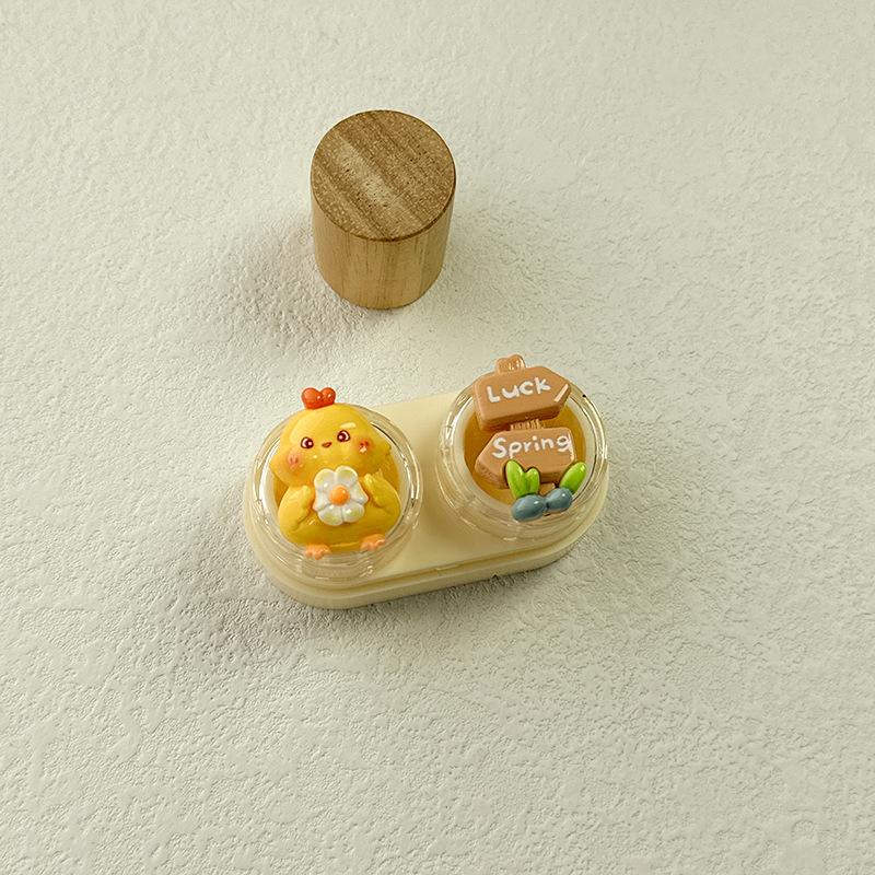 Cartoon Portable Colored Contact Lens Case - Image 6