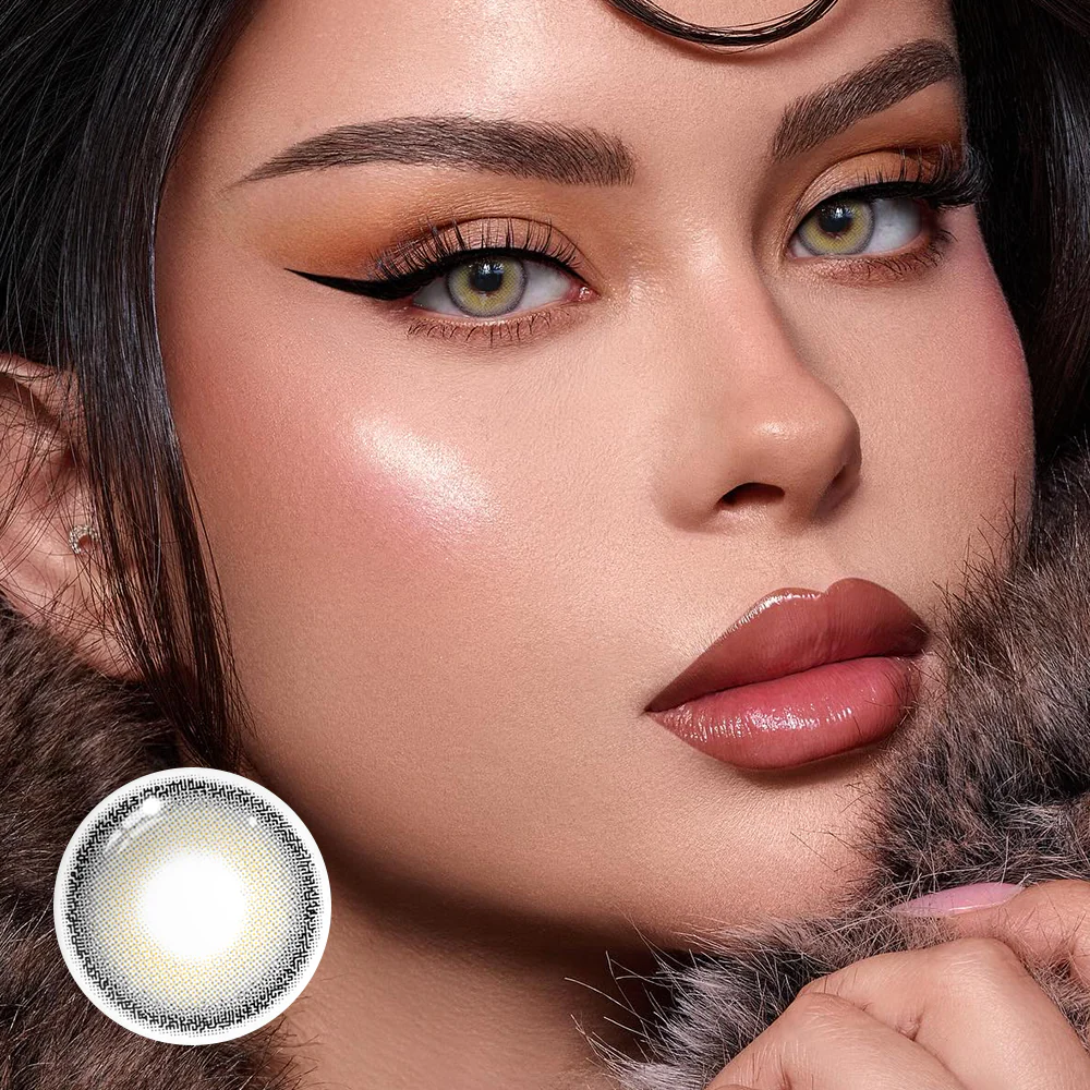 Charlotte Gray Colored Contact Lenses - Image 2