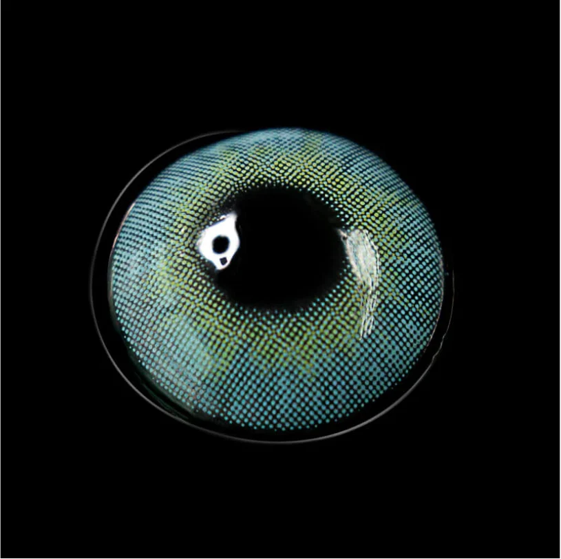 Cherry Sky Blue Colored Contact Lenses - Image 3