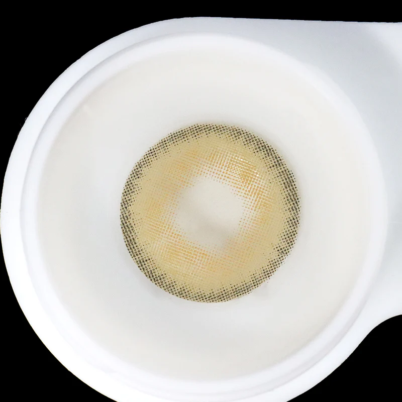 Classical Coffee Colored Contact Lenses - Image 6
