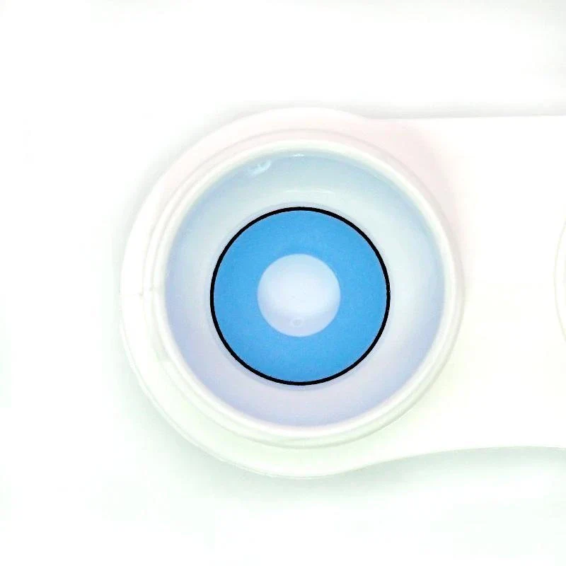 Cosplay Blue Manson Colored Contact Lenses - Image 5