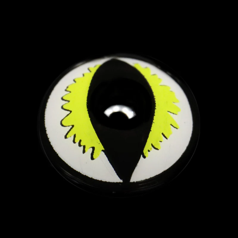 Cosplay Wild Cat Eye Yellow Colored Contact Lenses - Image 2