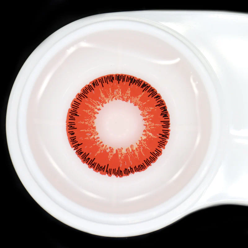 Cosplay Indians Red Colored Contact Lenses - Image 3