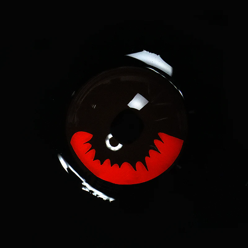 Cosplay KamadoTanjirou Red Colored Contact Lenses - Image 6