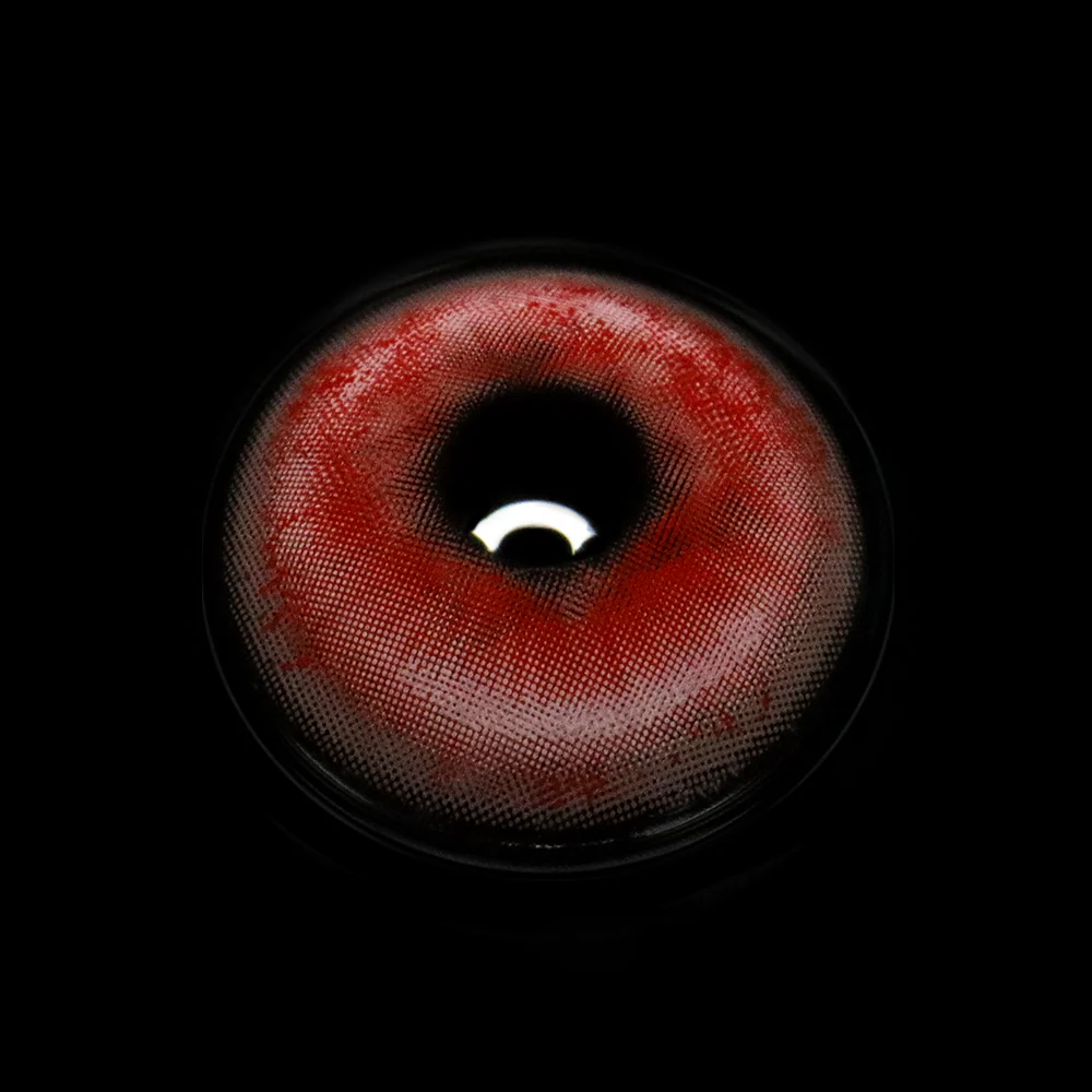 Cosplay Scarlet Sand Pupils Red Colored Contact Lenses - Image 3