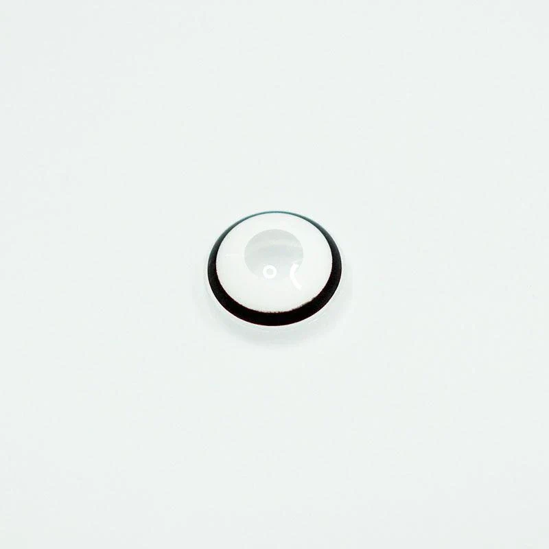 Halloween Cosplay White Manson Prescription Colored Contact Lenses - Image 6
