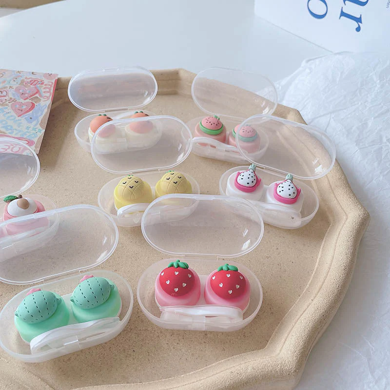 Cute Fruit Colored Contact Lens Case - Image 9