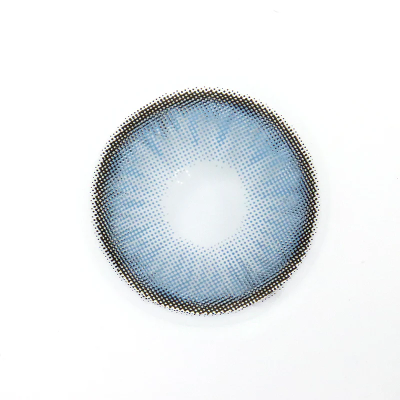 Dawn Blue Colored Contact Lenses - Image 3