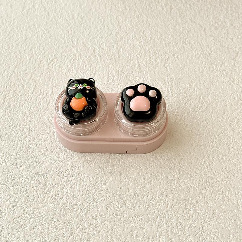 Drawing Cartoon Bear Colored Contact Lens Case - Image 9