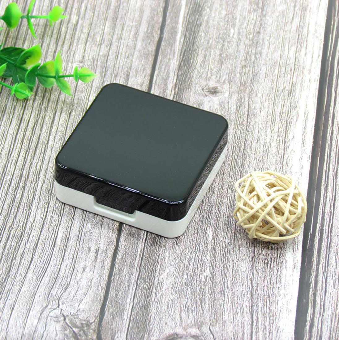 Electroplated Square Multicolor Colored Contact Lens Case - Image 5