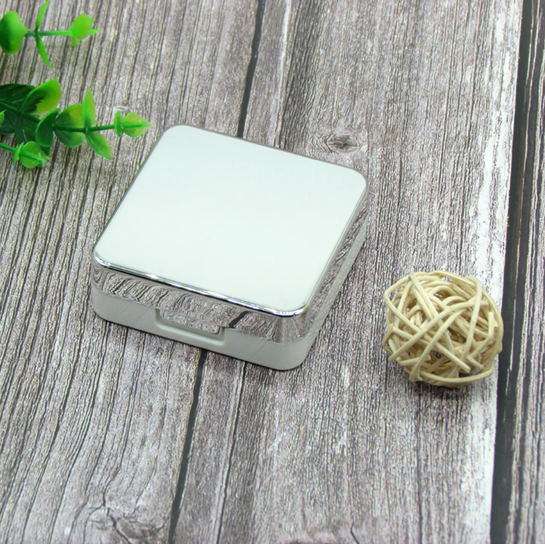 Electroplated Square Multicolor Colored Contact Lens Case - Image 9