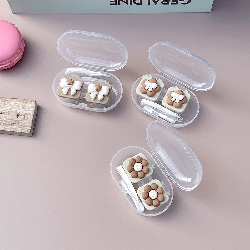 Flower Colored Contact Lens Case - Image 3