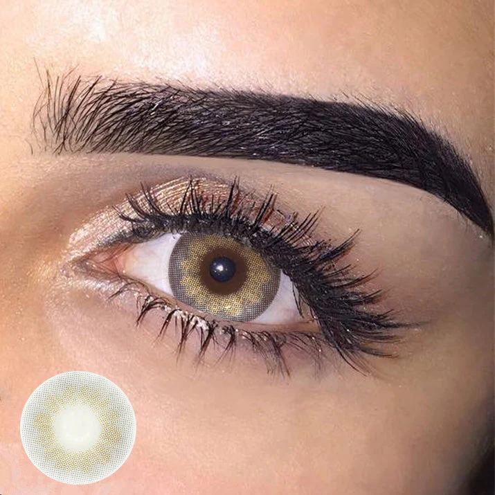 Genkai Grey Prescription Colored Contact Lenses - Image 2