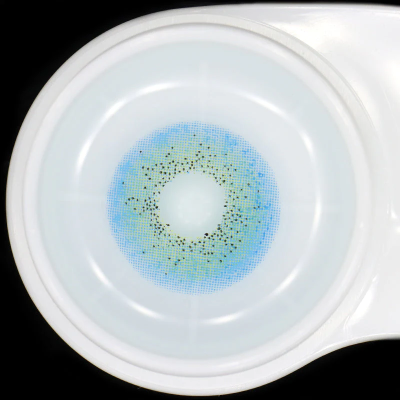 Gimlet Marshmallow Blue Colored Contact Lenses - Image 3