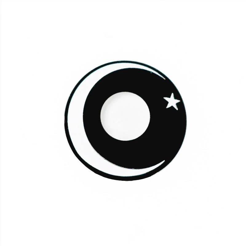 Halloween Moon star-White Contact Lenses - Image 8