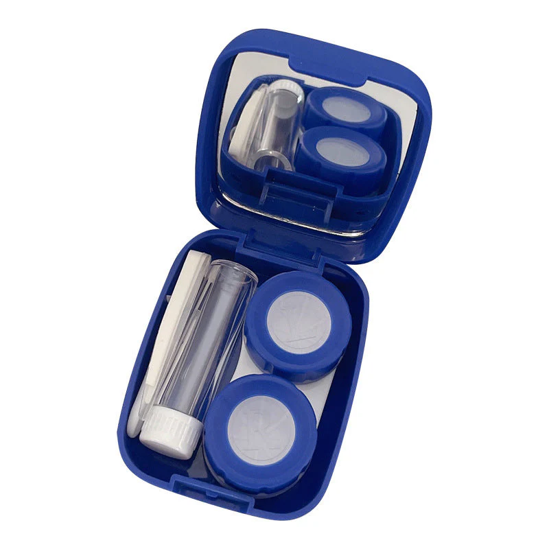 Klein Blue Colored Contact Lens Case - Image 4