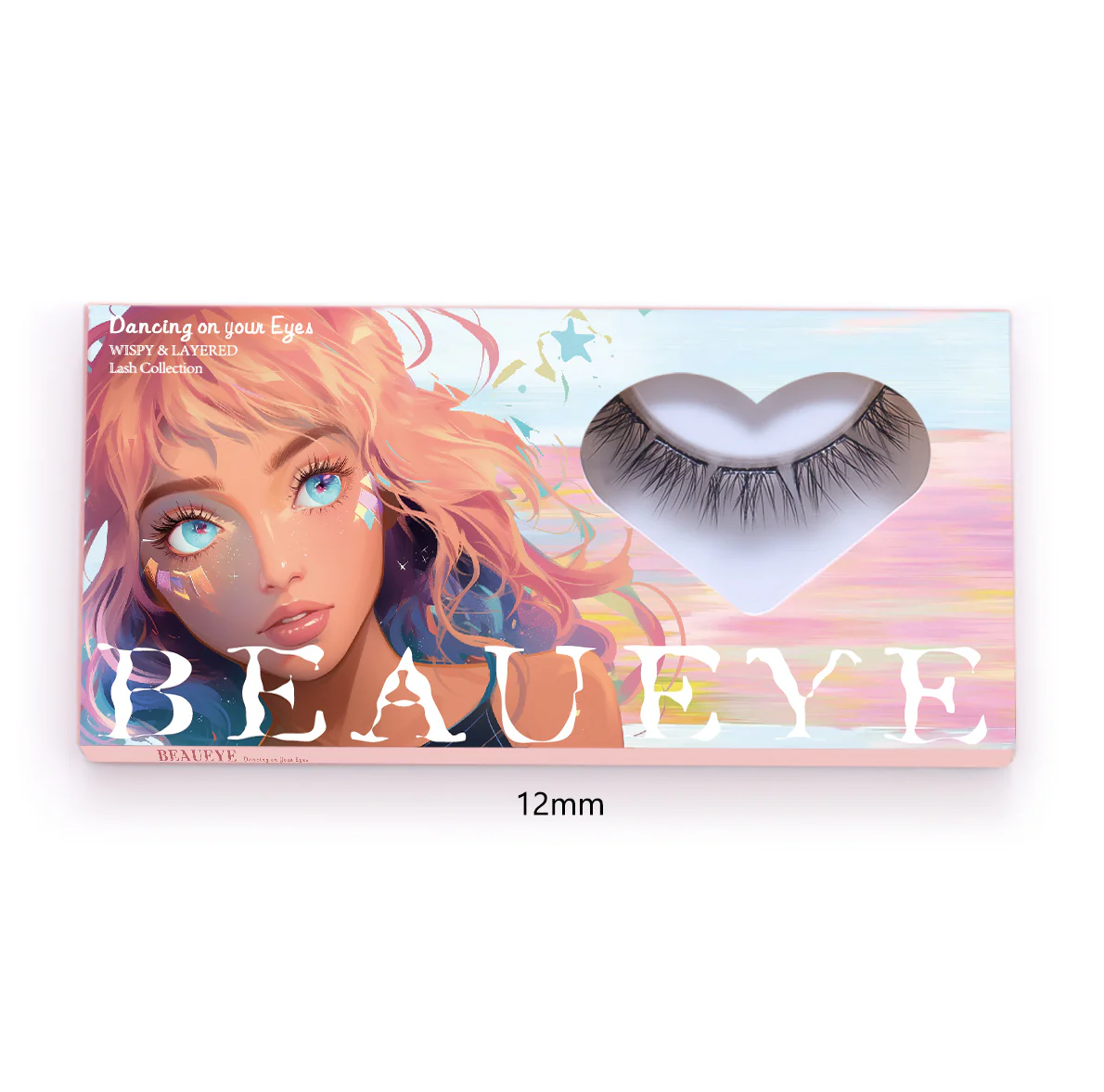 Lara Black Lashes - 14mm - Image 4