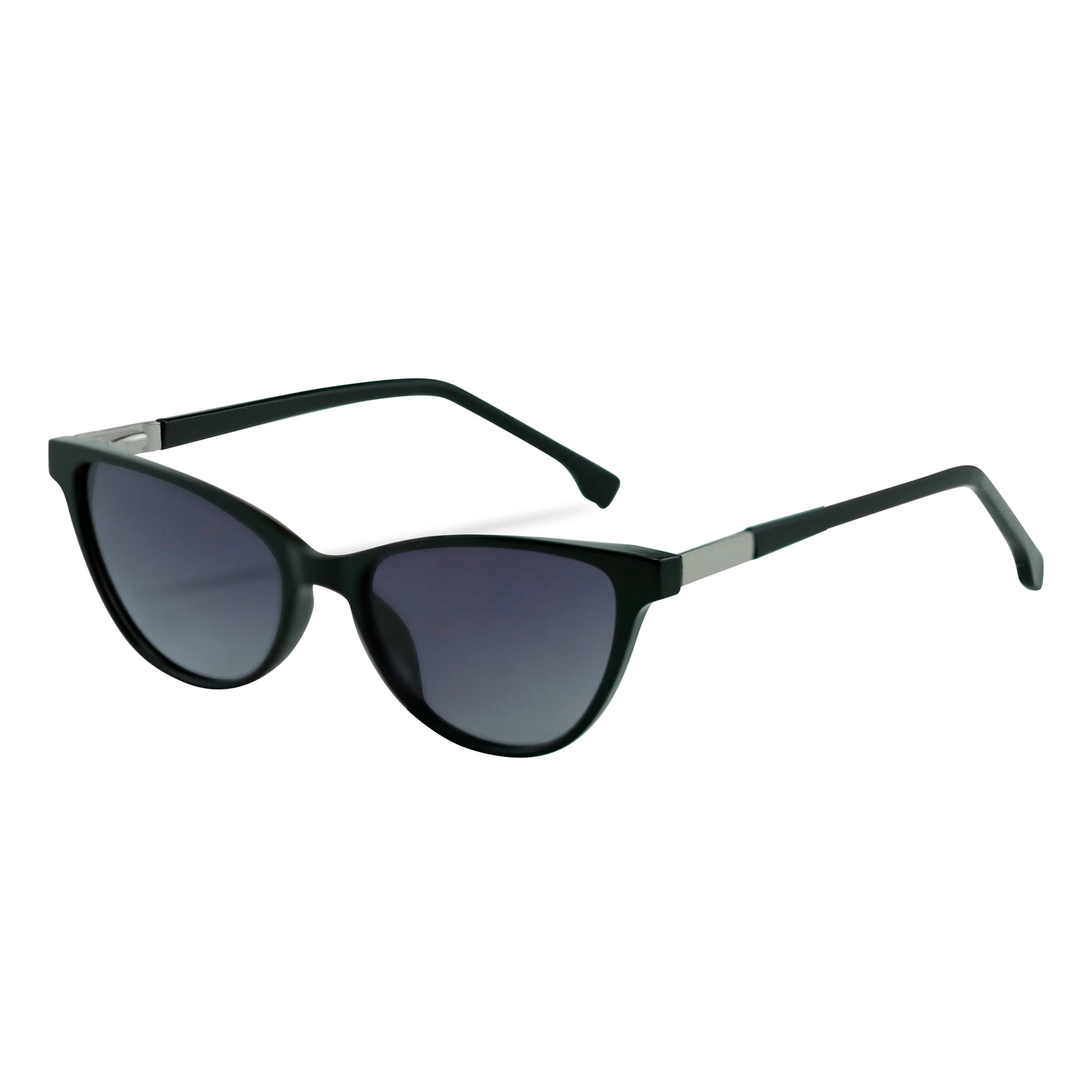 Louisa Cat eye Black Sunglasses - Image 2
