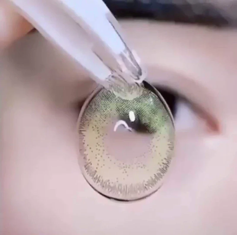 Magic Green Colored Contact Lenses - Image 2