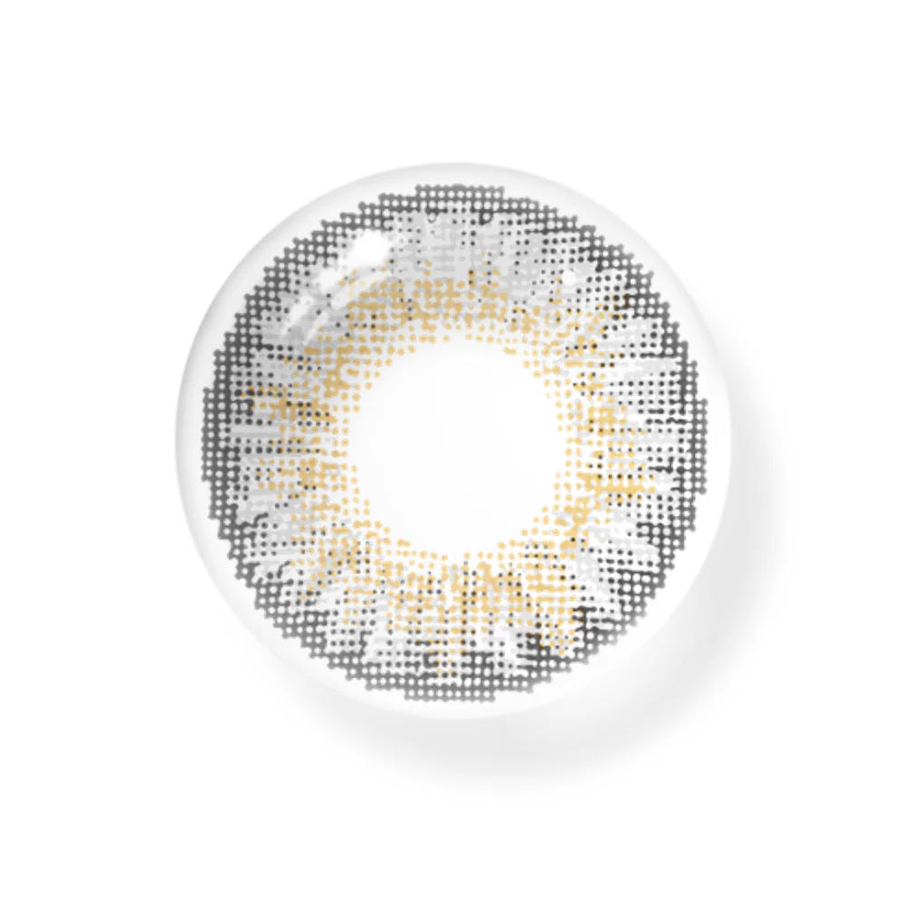 New 3-Tone Gray Prescription Colored Contact Lenses - Image 3
