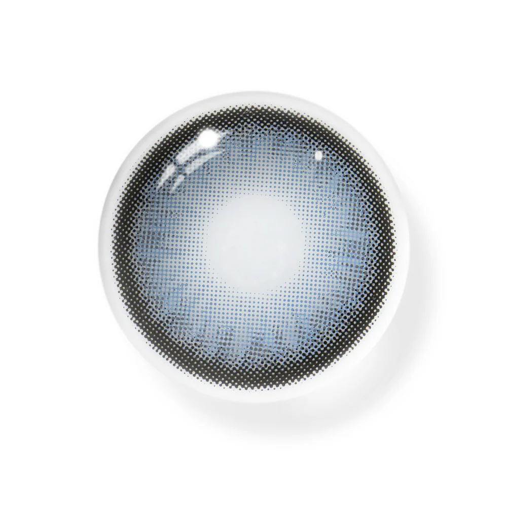 Norko Blue Prescription Colored Contact Lenses - Image 3