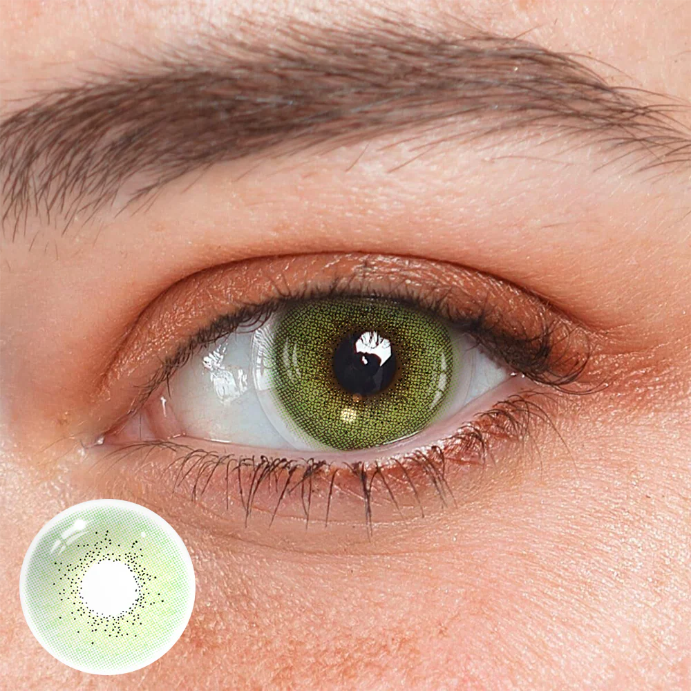 Ocean Green Prescription Colored Contact Lenses - Image 5