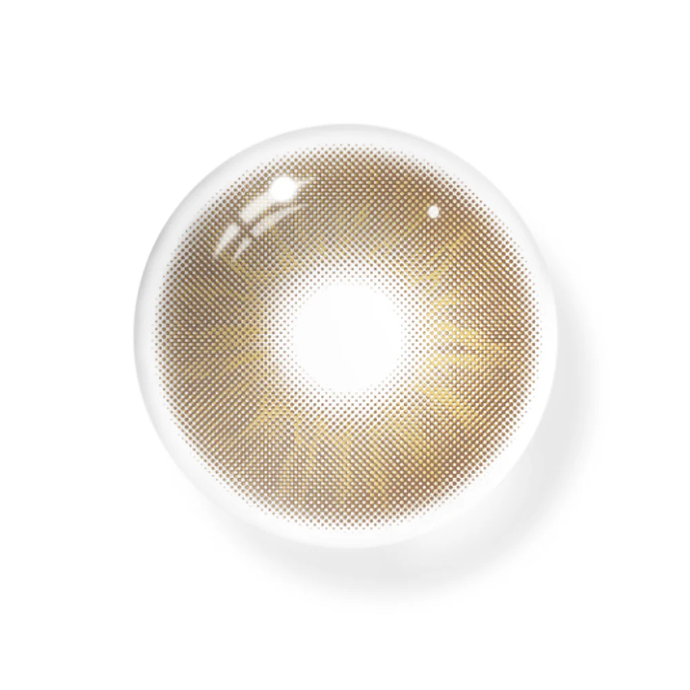 Love Story Pea Brown Prescription Colored Contact Lenses - Image 3