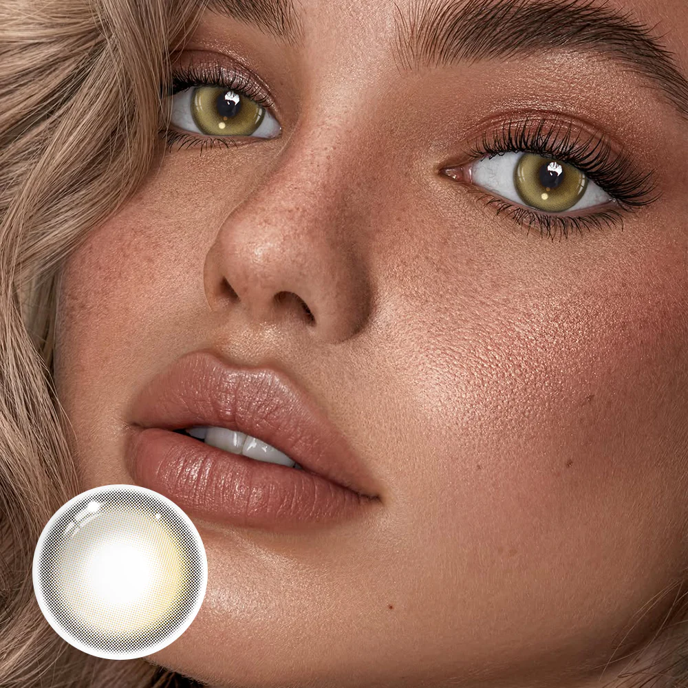 Realta Pudding Brown Colored Contact Lenses - Image 2