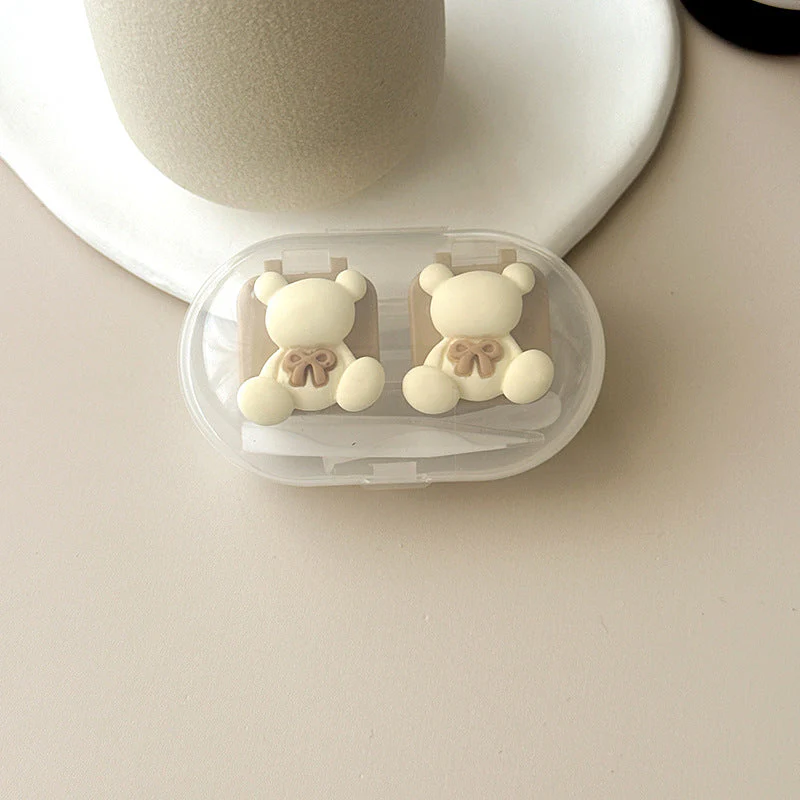 Simple Bear Colored Contact Lens Case - Image 10