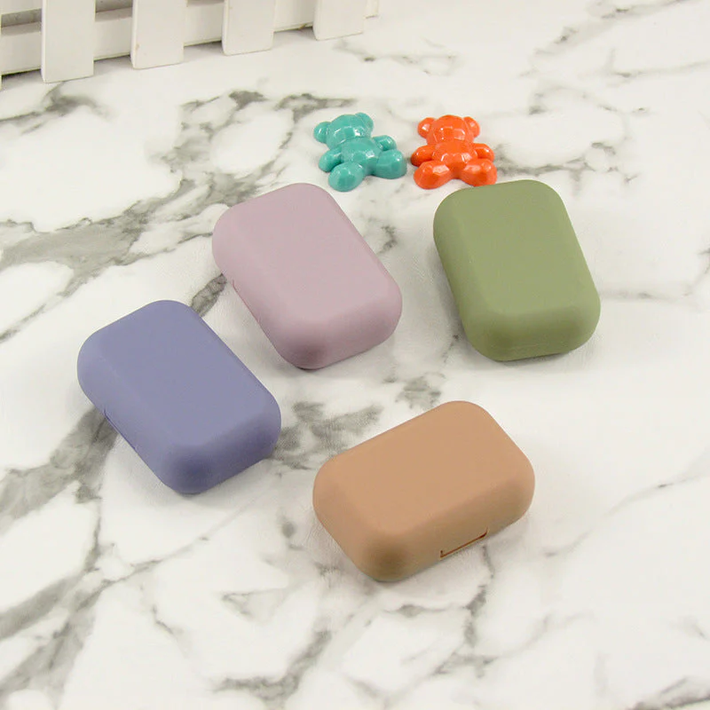 Smooth Paint Surface Colored Contact Lens Case - Image 5