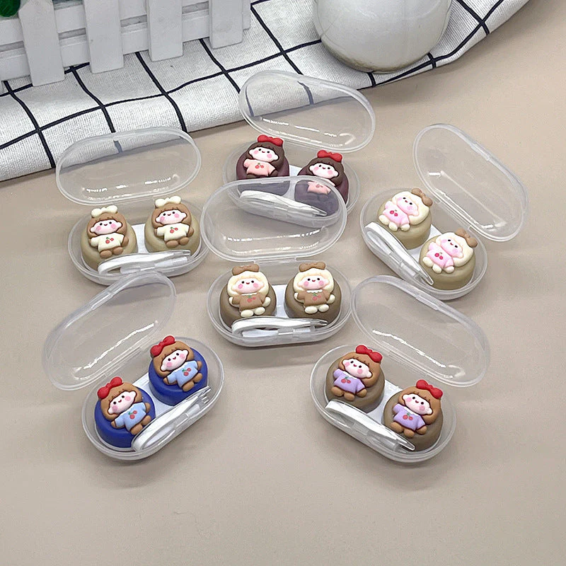 Textured Colored Contact Lens Case - Image 6