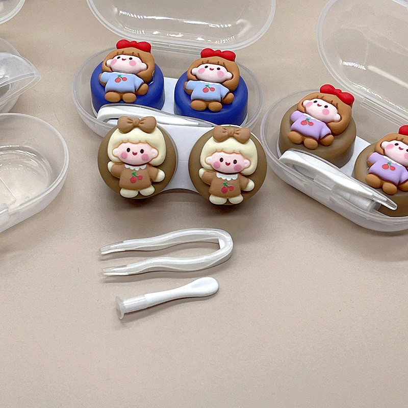 Textured Colored Contact Lens Case - Image 9