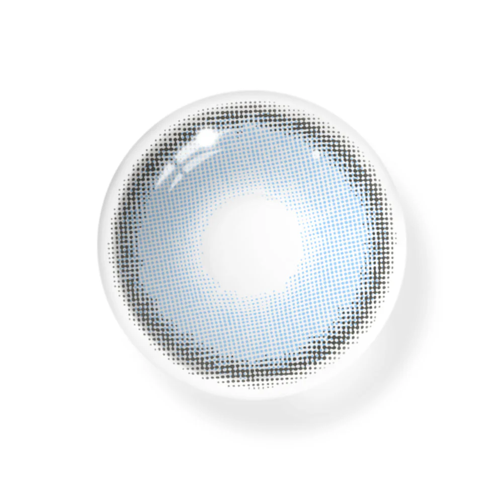 Vela Blue Prescription Colored Contact Lenses - Image 4